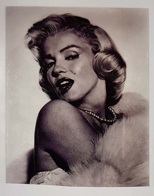 Marilyn Manroe  - 6x8 cm Strykpåbild -