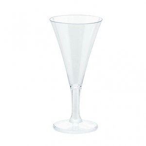 Mini champagneglas i plast 71 ml - 20 st -