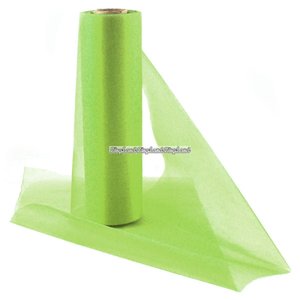 Organza rulle lime - 25m -