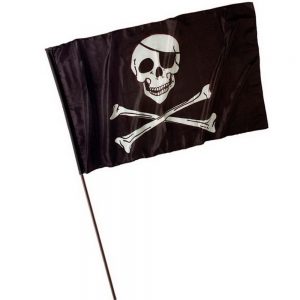 Piratflagga - 120x70 cm -