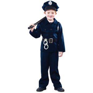 Polisman maskeraddräkt för barn -