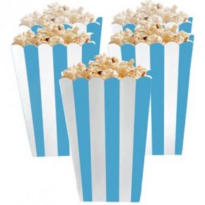 Popcornbox Ljusblå -
