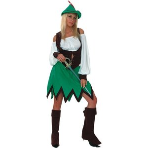 Robin Hood / Peter Pan tjej maskeraddräkt -