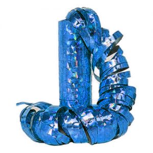 Serpentin Metallic Prisma Blå -