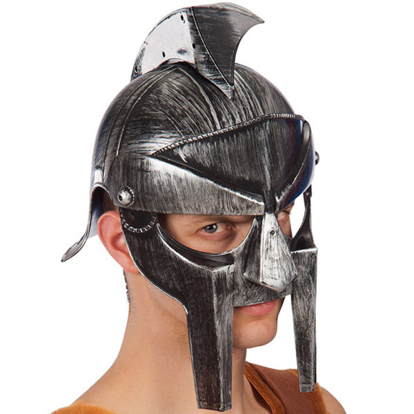 Spartan Hjälm Deluxe Silver -