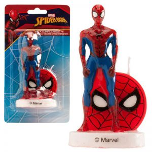 Spiderman Dekoration och Tårtljus -