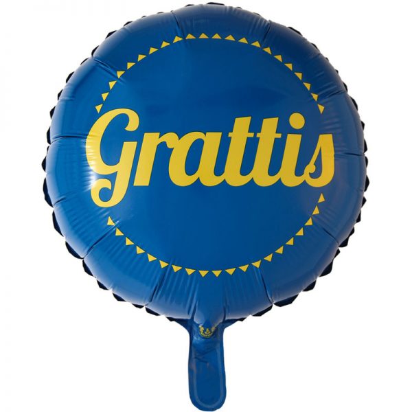 Studentballong Grattis Folie -