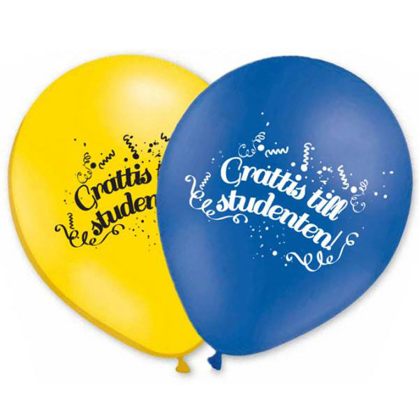Studentballonger Grattis Till Studenten -