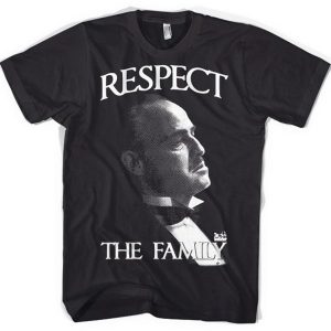 The Godfather - Respect The Family - Svart Unisex T-shirt -