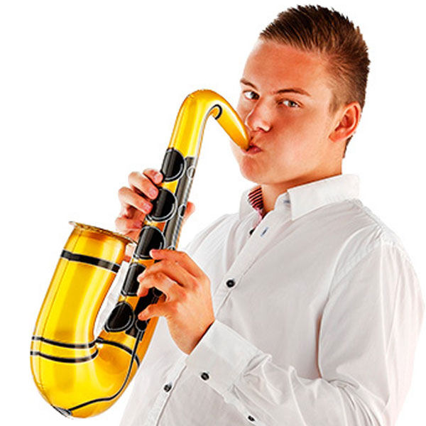 Uppblåsbar Saxofon -