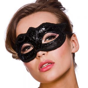 Verona Svart och Glittrig Ögonmask -