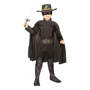 Zorro med Muskler Barn Maskeraddräkt - Small - Rubies Costumes Co.