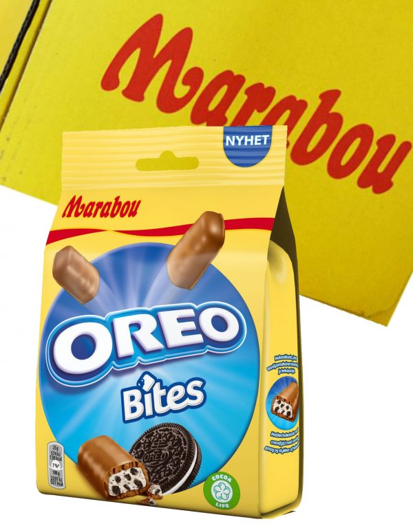 8 stk Oreo Bites Chokladbitar av 140 gram - Hel låda -
