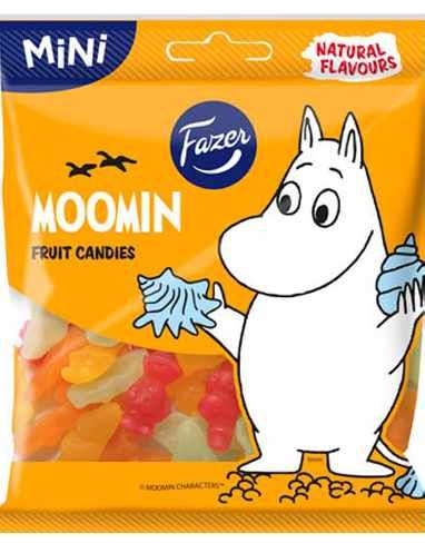 Påse med Fazer Moomin / Mumintrollet Vingummi 80 gram -