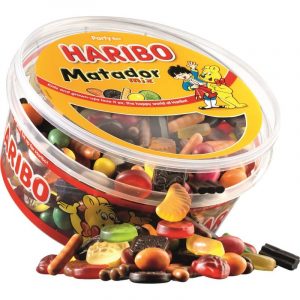 1 kg Haribo Matador Mix - STOR BOKS -