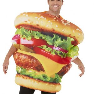 Hamburgerdräkt med Fotorealistiskt print -