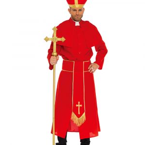 Kardinal Herrdräkt med Hatt -
