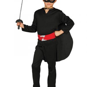 Zorro Inspirerad Barnkostym 6 Delar -