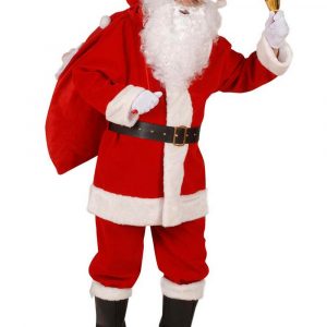 Deluxe Santa Costume - Tomtekostym i strl Large/X-Large -