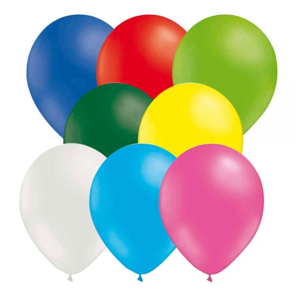 Ballonger Flerfärgade - 50-pack - Ballongkungen AB