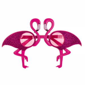 Glasögon Flamingo rosa -