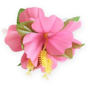 Hårklämma Hawaii rosa -