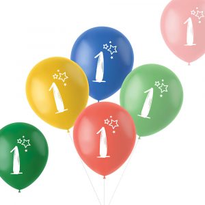 1-års Latexballonger - FOLAT
