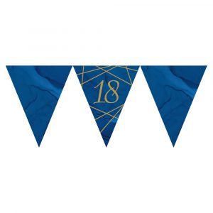 18 Års Flaggirlang Marinblå - CREATIVE PARTY