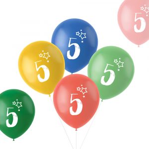 5-års Latexballonger - FOLAT