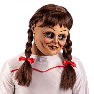 Annabelle Mask med Flätor - CARNIVAL TOYS