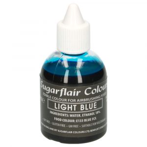 Ätbar Airbrushfärg Ljusblå - CAKESUPPLIES