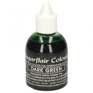 Ätbar Airbrushfärg Mörkgrön - CAKESUPPLIES