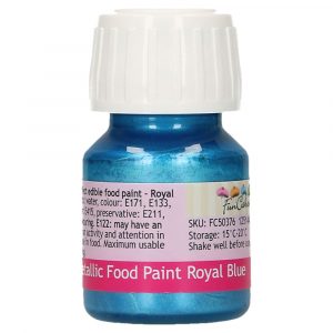 Ätbar Färg Metallic Royal Blå - CAKESUPPLIES