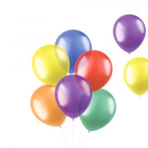 Ballonger Transaprent Färg Mix - FOLAT