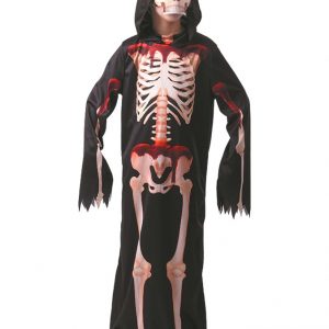 Bloody Skeleton Maskeraddräkt Barn - Hisabjoker