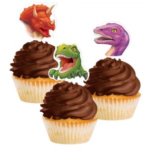 Cupcake Dekorationer Dino Blast - CREATIVE PARTY
