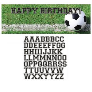 DIY Happy Birthday Banderoll Football Party - CREATIVE PARTY