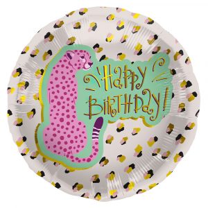 Folieballong Happy Birthday Leopard - FOLAT