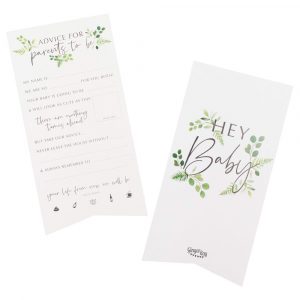 Hey Baby Advice Cards Botanical - GINGER RAY