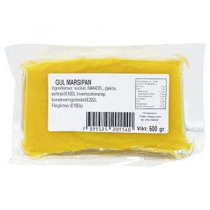 Marsipan Gul 500 gram - ÖREBRO BAGERIVAROR