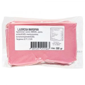 Marsipan Ljusrosa 500 gram - ÖREBRO BAGERIVAROR