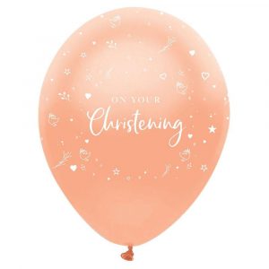 On Your Christening Ballonger Pearlised Roseguld - CREATIVE PARTY