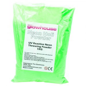 UV Neon Pulver Grön 1 kg - GLOWHOUSE