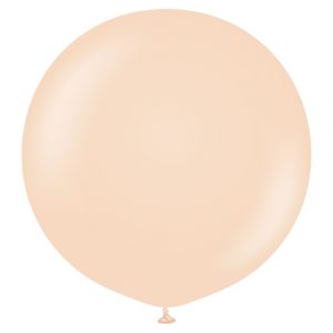 Beige Gigantiska Latexballonger Blush 2-pack - INCLUDERA