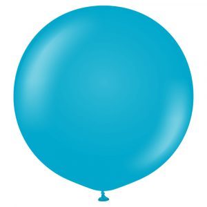 Blå Gigantiska Latexballonger Blue Glass 2-pack - INCLUDERA