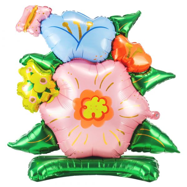 Blommor Stående Ballong - PARTYDECO