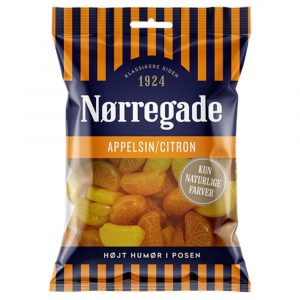 Norregade Apelsin & Citronklyftor Godis - ASBA