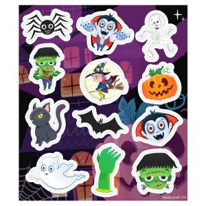 Halloween Spooky Stickers - HENBRANDT