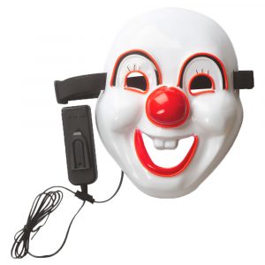 Blinkande LED-Mask Clown - Hisabjoker