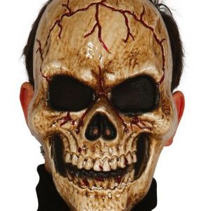 Dark Skull Skelett Plastmask -